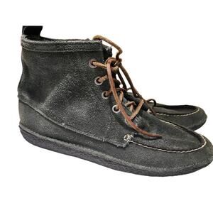 MENS SeaVees 02/60 Lace Up SUEDE Leather MOC TOE CREPE SOLE DESERT BOOTS 11